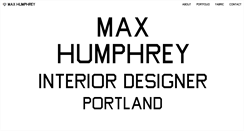 Desktop Screenshot of maxhumphrey.com